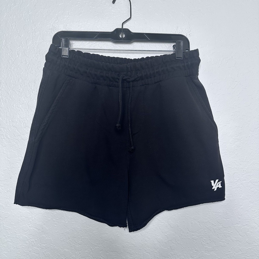 YoungLA Shorts Mens Size XL Black  Sweats Grunge Athletic Gym Streetwear
